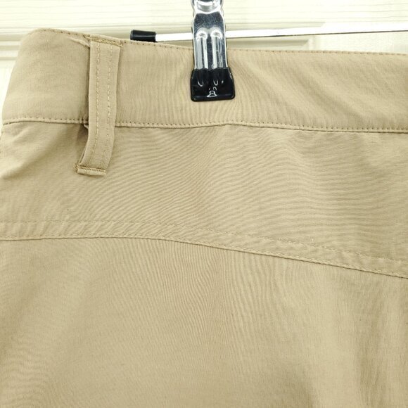 Athleta Lightweight/Quick-Dry A-Line Pleated Cargo Pocket Skirt 10 Tan - Picture 9 of 16